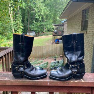FRYE black motorcycle boots